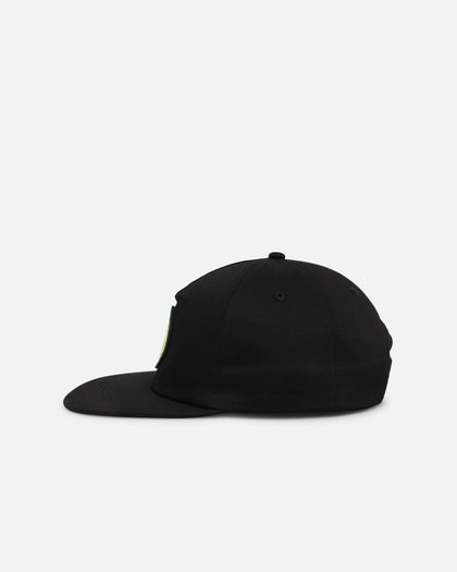 Malbon Pin High Painters 6 Panel Snapback Black