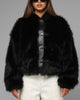 Loiter Eastern Bloc Fur Jacket Black