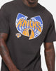 Mitchell & Ness New York Knicks X Wu Tang Logo T-Shirt Faded Black