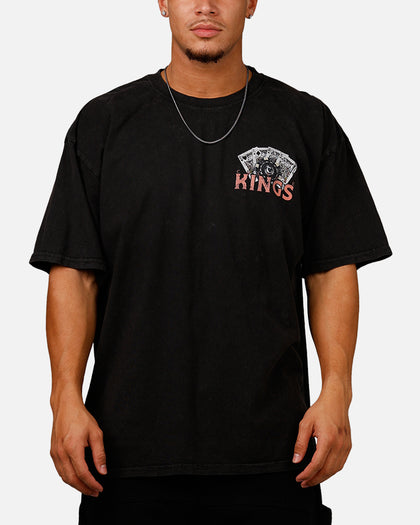 Culture Kings Reaper T-Shirt Black Acidwash