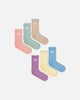 Adidas Trefoil Cushioned Crew Socks 6 Pack Multi