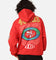 Mitchell & Ness San Francisco 49ers Super Bowl World Hoodie Faded Red