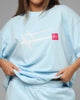 Loiter Hybrid Premium T-Shirt Light Blue