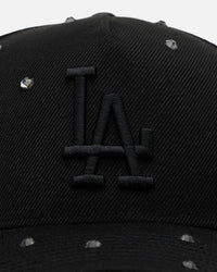 New Era Los Angeles Dodgers 'Embellishment' 9FORTY A-Frame Snapback Black/Black
