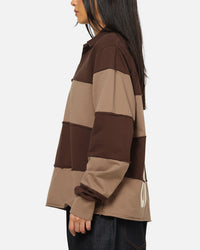Carre Off Grid Rugby Shirt Brown