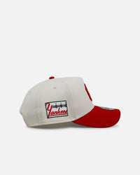 New Era New York Yankees 'Strawberry' 9FORTY A-Frame Snapback Chrome/Red