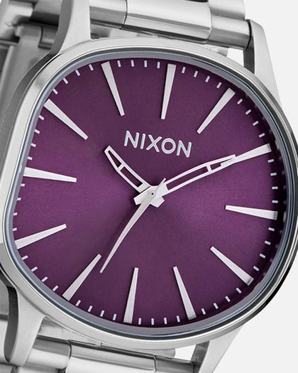 Nixon Sentry Wobble Watch Silver/Purple
