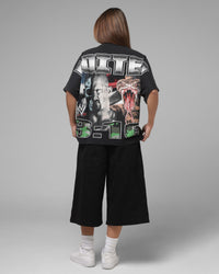 Loiter X WWE Stone Cold Vintage T-Shirt Vintage Black