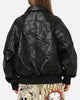 Ed Hardy Studded Bomber Jacket Black