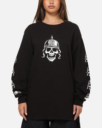 West Coast Choppers Skulls Long Sleeve T-Shirt Black