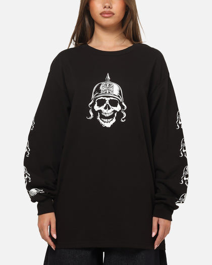 West Coast Choppers Skulls Long Sleeve T-Shirt Black