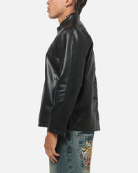 Ed Hardy Fury Biker Jacket Black