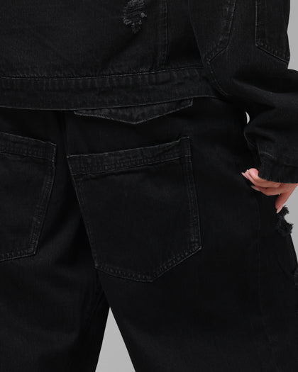Loiter Thrasher Pants Washed Black