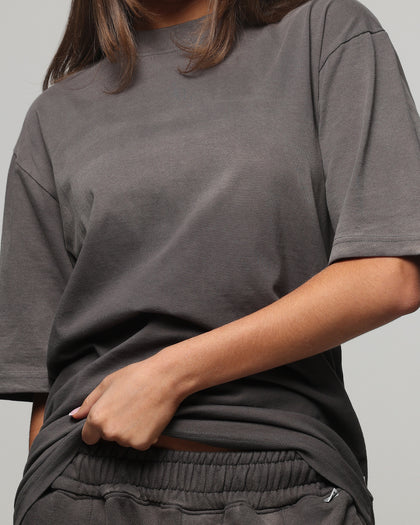 American Thrift Short Sleeve T-Shirt Washed Charcoal