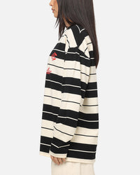 Carre Collective Stripe Long Sleeve T-Shirt Black/Off White