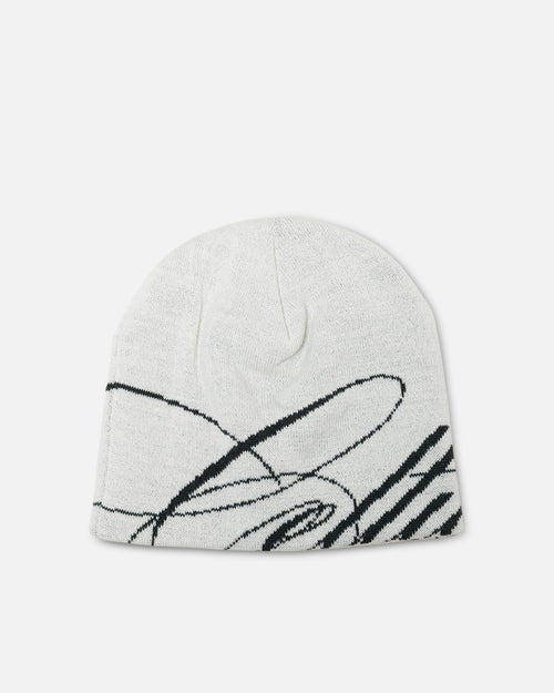 Mitchell & Ness Boston Celtics Skull Beanie White