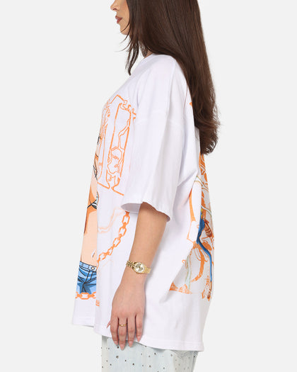 73Studio X One Piece Nami Vintage T-Shirt White