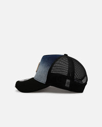 New Era Detroit Tigers 'Bleach' 9FORTY A-Frame Trucker Snapback Denim
