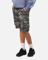 XXIII Torrent Cargo Shorts Washed Black Camo