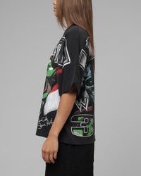 Loiter X WWE Stone Cold Vintage T-Shirt Vintage Black