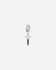 Guess Mainline Rebel Knight Dagger Crystal Earring Silver
