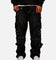 MNML Ultra Baggy Studd Cargo Denim Pants Black