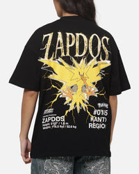 The Pokémon Collection By 73Studio Zapdos Legendary T-Shirt Black