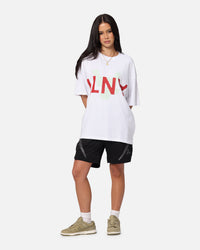 The Anti Order Echo Spray Drop Shoulder T-Shirt White