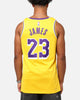 Nike Los Angeles Lakers Lebron James Dri-FIT Swingman Jersey Amarillo
