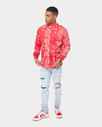 Carre Bandana Ultra Flannel Shirt Red