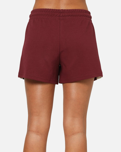 Puma Women's T7 Pintuck Shorts Ruby