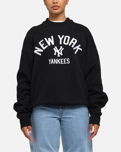 Majestic Athletic New York Yankees Arch Boxy Crewneck Black
