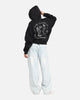 Saint Morta Weiry Hearts Boxy Hoodie Black