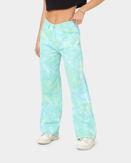 XXIII Women's Tallula Tie Dye Jeans Green