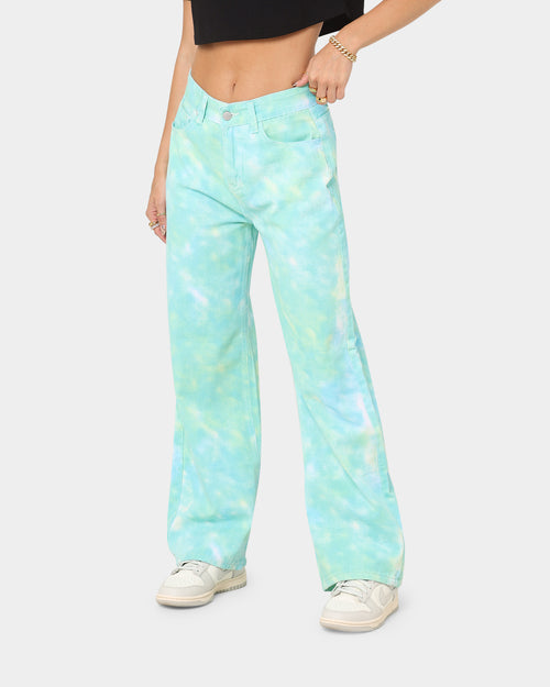 XXIII Women's Tallula Tie Dye Jeans Green