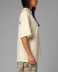 Loiter Script Boxy T-Shirt Off White