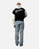 Pro Standard New York Yankees Reverse French Terry Hoodie Black/Grey