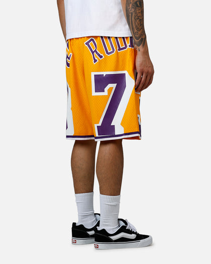 Mitchell & Ness Los Angeles Lakers Dennis Rodman Maxxed Out Shorts Yellow/Purple
