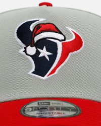 New Era Houston Texans 'All I Want For Christmas' 9FORTY A-Frame Snapback Green/Red