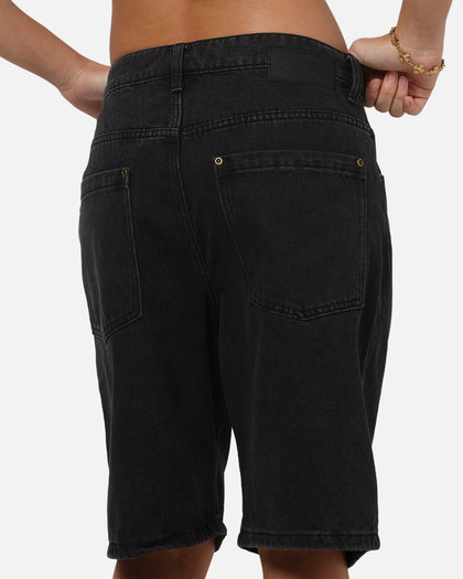 Carre Solace Baggy Jorts Washed Black
