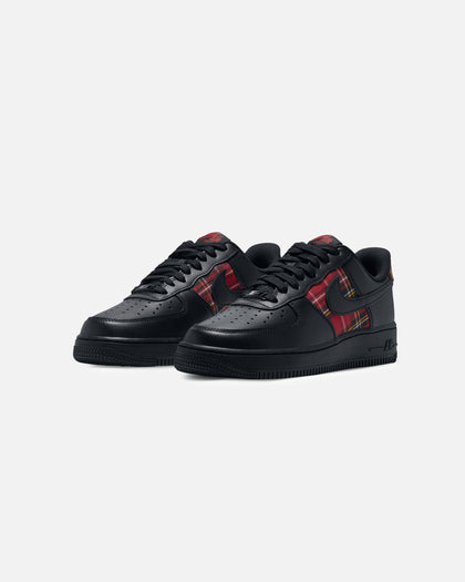 Nike Women's Air Force 1 '07 "Plaid" Black/Black