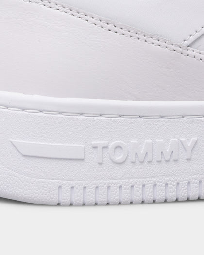 Tommy Jeans Mid Cut Basketball Trainers White
