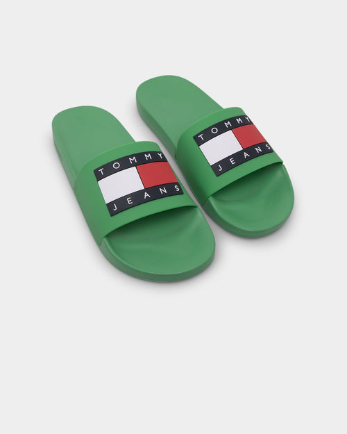 Tommy Jeans Essential Pool Slide Coastal Green