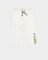 Tommy Hilfiger Kids' Baby Fun Logo Crewneck Set White