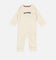 Tommy Hilfiger Infants' Baby Curved Monotype Coverall Ancient White