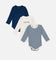 Tommy Hilfiger Infants' Baby Body 3 Pack Gift Box Deep Indigo