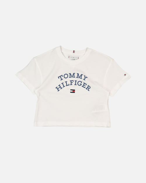 Tommy Hilfiger Kids' Flag T-Shirt White