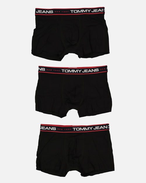 Tommy Jeans 3 Pack Trunks Black