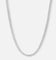 Saint Morta Flat Faced Curb Chain White Gold