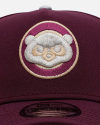 New Era Chicago Cubs 'Plum' 9FORTY A-Frame Snapback Plum